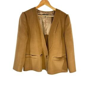 LEILIAN Wool Blazer Camel Japanese Coat - Women's Size 8‎
